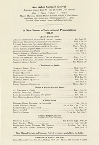 Program Book for 04-13-1984