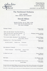 Program Book for 07-16-1984