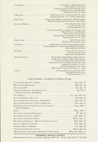 Program Book for 12-14-1984