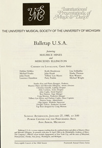 Program Book for 01-27-1985