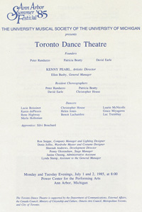 Program Book for 07-01-1985
