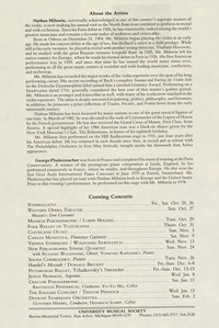 Program Book for 10-24-1985