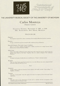 Program Book for 11-09-1985