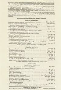 Program Book for 05-02-1986