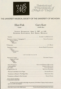 Program Book for 04-05-1987