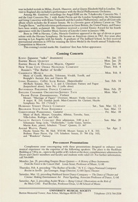 Program Book for 01-13-1988