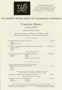 Program Book for 02-08-1988