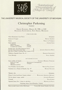 Program Book for 03-18-1988