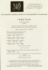 Program Book for 12-06-1988