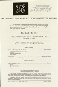 Program Book for 05-12-1989