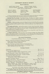 Program Book for 10-12-1989