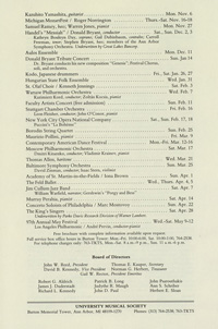Program Book for 10-22-1989