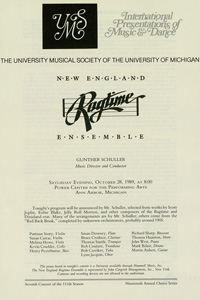 Program Book for 10-28-1989