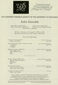 Program Book for 12-11-1989