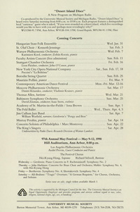 Program Book for 01-27-1990
