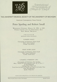 Program Book for 03-14-1990