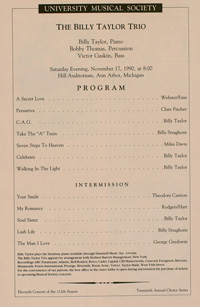 Program Book for 11-17-1990