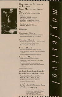 Program Book for 01-10-1991