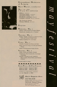 Program Book for 02-03-1991