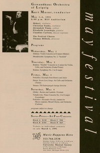 Program Book for 02-16-1991