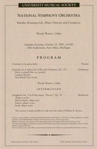 Program Book for 10-12-1991