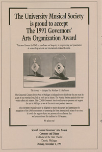 Program Book for 11-09-1991