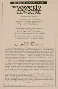 Program Book for 03-28-1992