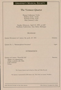 Program Book for 04-18-1993