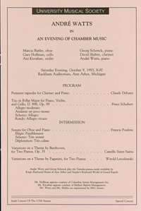 Program Book for 10-09-1993