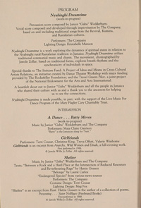 Program Book for 03-11-1994