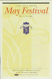 Program Book for 05-11-1995