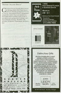 Program Book for 11-19-1995