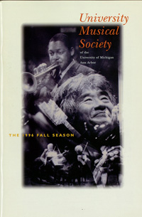 Program Book for 11-16-1996