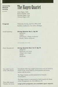 Program Book for 04-23-1998
