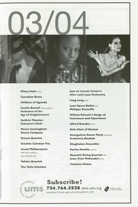 Program Book for 05-03-2003