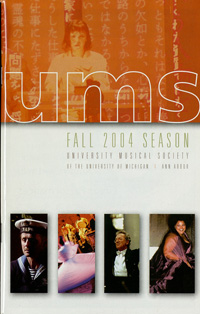 Program Book for 10-03-2004