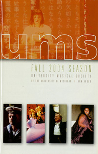 Program Book for 10-29-2004
