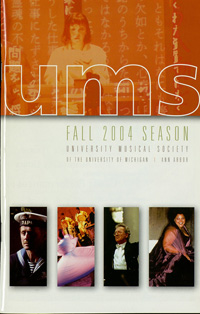 Program Book for 11-04-2004