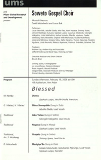 Program Book for 02-15-2006