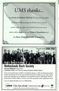 Program Book for 03-11-2007