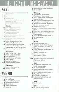 Program Book for 11-04-2010