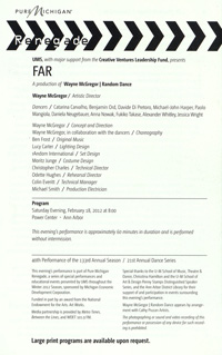Program Book for 01-29-2012